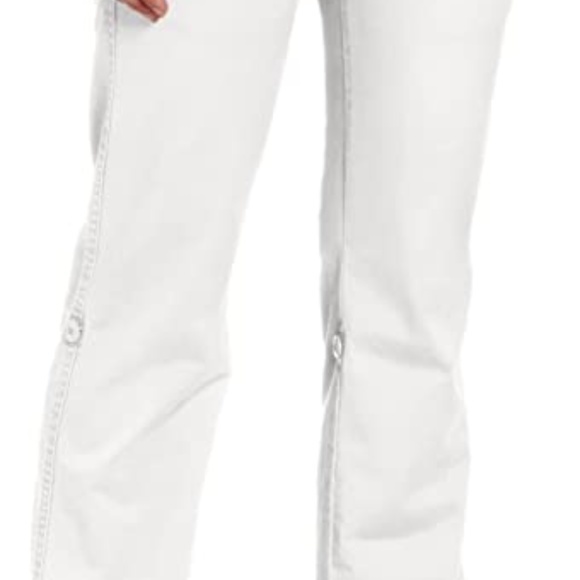 Gramicci Women's Yoshu Pants Size 4 White Pockets Roll up cuffs New with Tags - Picture 2 of 11